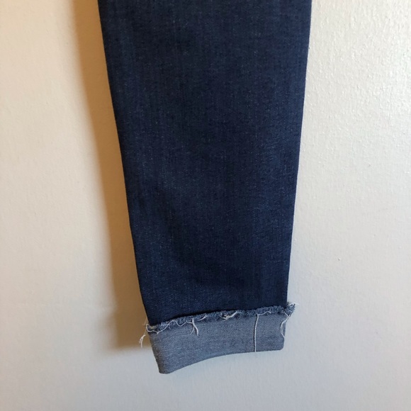 Prosperity ankle length jeans, size 30, rolled cuff, dark wash - Picture 2 of 6